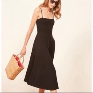 Reformation Bettie Midi Dress with Pockets